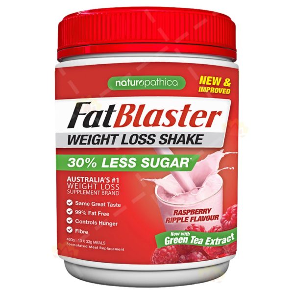 9325740029335 - Fat Blaster Weight Loss Shake Raspberry Flavour 430g