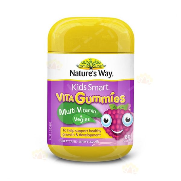 Nature's Way Kids Smart兒童複合維生素+蔬菜軟糖60粒裝