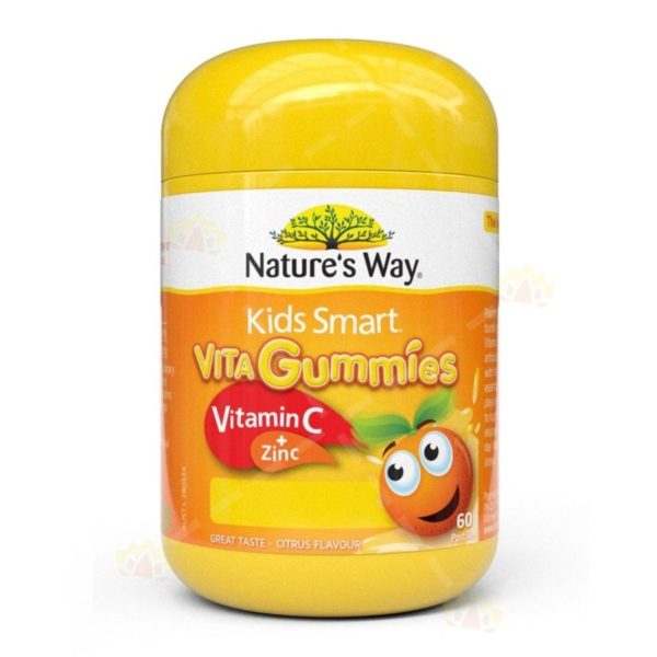 Nature's Way Kids Smart兒童維生素C+鋅軟糖60粒裝