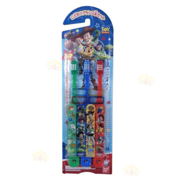 4549660045267 - Bandai Toy Story 小童用牙刷 三支裝 (3歲以上適用)