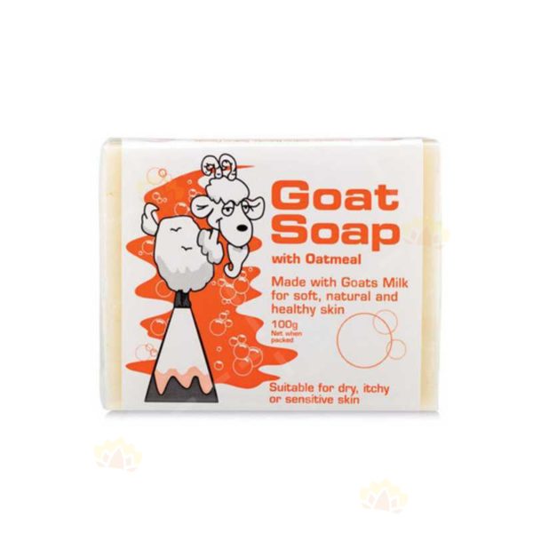 9349254002035 - Goat Soap 山羊奶 橙色 燕麥 潤膚皂 100g