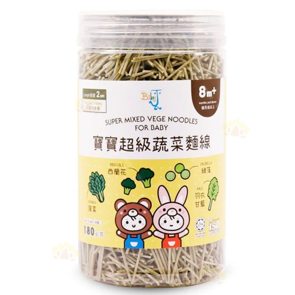 BAJ0007 - BabyJ Baby Super Vegetable Noodles 180g