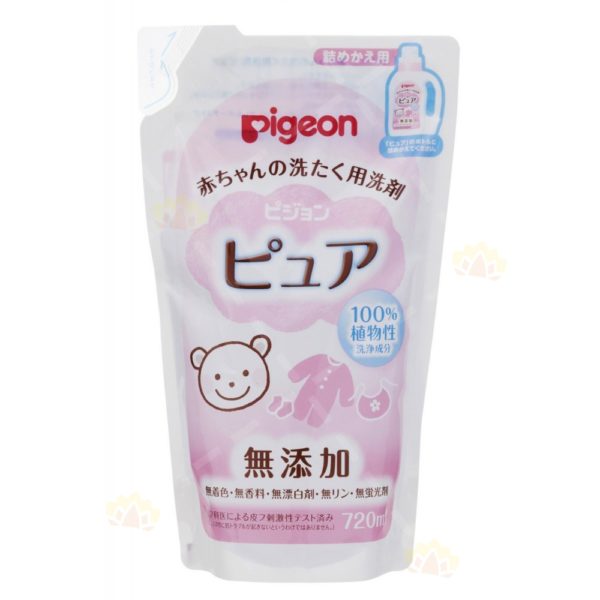 4902508121323 - Pigeon Pure 无添加婴儿衣物洗衣液 补充装 720ml