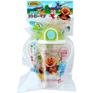 4903320300705 - LEC Anpanman Straw Sippy Cup with Locking Lid 300ml