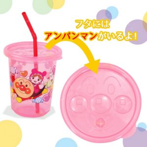 4903320171800 - LEC Anpanman Children's Straw Cup with Lid 3-Pack