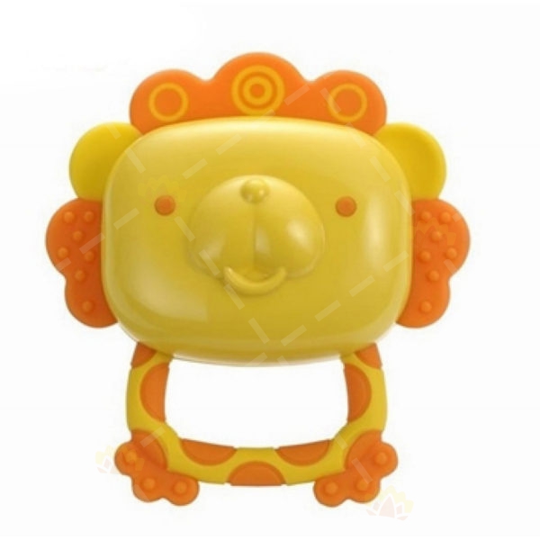 4973655436608 - Richell Lion Baby Teether