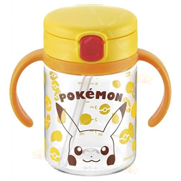 4973655943977 - Richell 利其尔 Pokemon 神奇宝贝 双柄吸管杯 200ml