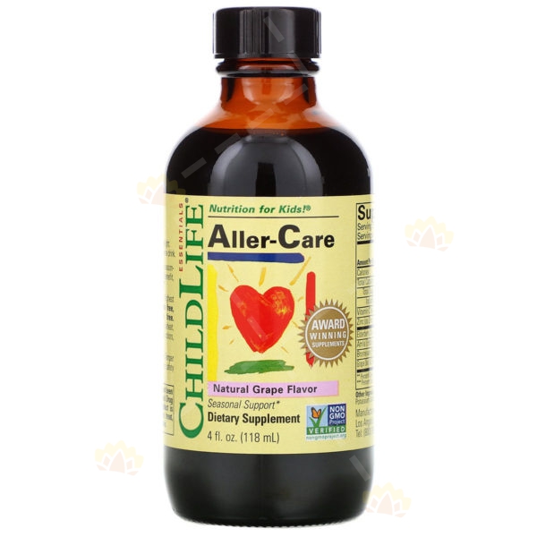 608274104501 - ChildLife Aller-Care 接骨木 维他命C 加强免疫糖浆 118ml (6个月-12岁适用)