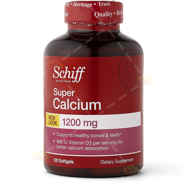 20525112569 - Schiff Super Calcium 1200mg 钙+维他命D 120粒装