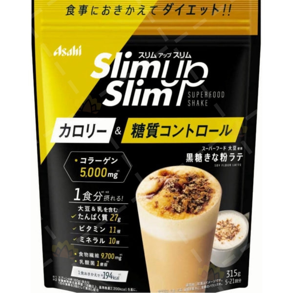 4946842638611 - Asahi Slim Up Slim 乳酸菌 + 黑糖拿鐵 減肥代餐 315g