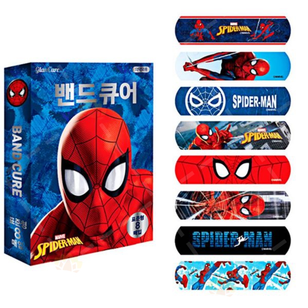 8809430260693 - Glancure Spiderman 標準型膠布 8片裝