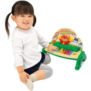 4975201181895 - JoyPalette Anpanman Wooden Electronic Keyboard