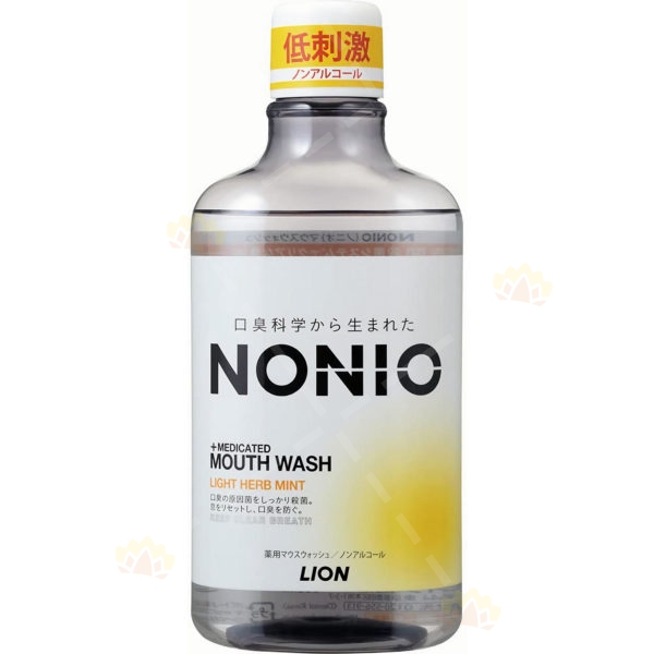 4903301259398 - 狮王NONIO 无口气漱口水 600ml (无酒精清爽)