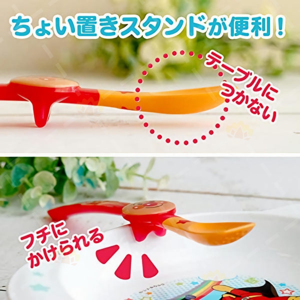 4903320170209 - LEC Anpanman Soft-Tip Feeding Spoon (For Baby Food)