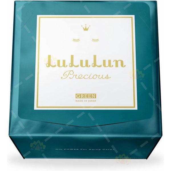 4582305065695 - LULULUN Precious Dense Moisturizing Mask Green 32 Sheets