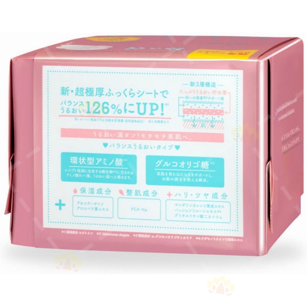 4582305067453 - LULULUN Balance Face Mask Pink 36 Sheets