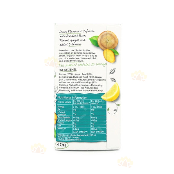 70177178567 - Twinings Detox Lemon & Ginger with Burdock Root & Fennel 20 Tea Bags