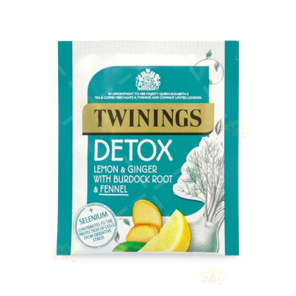 70177178567 - Twinings Detox Lemon & Ginger with Burdock Root & Fennel 20 Tea Bags