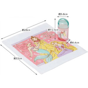 4973307604270 - Skater Children's Towel with Case Disney Princess