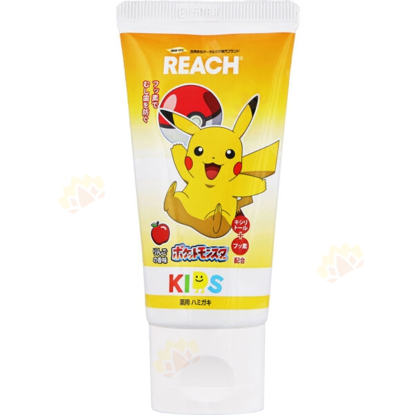 4560279568299 - REACH Kids Gel Toothpaste 60g Pikachu Apple Flavor