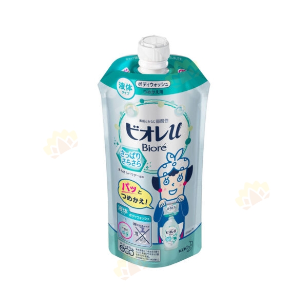 4901301336316 - 花王 Biore U The Body 弱酸性沐浴露補充裝 340ml 原味