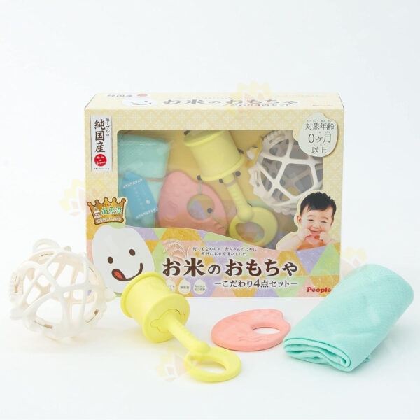 4977489025489 - People Pure Domestic Rice Toy 4-Piece Set