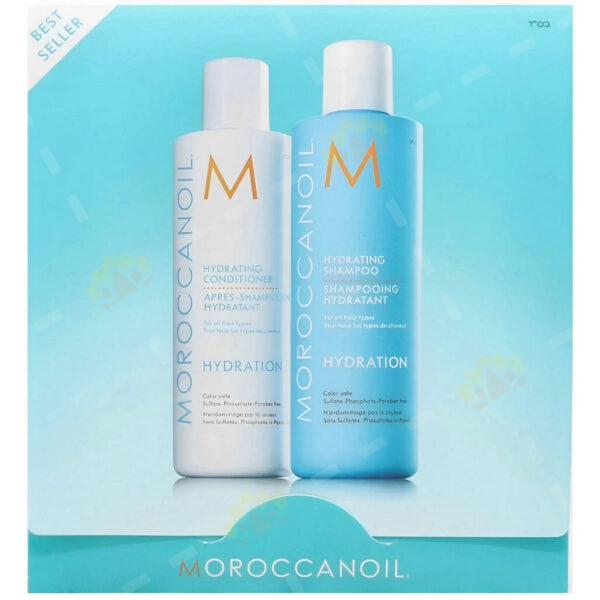 7290113145252 - Moroccanoil Shampoo and Conditioner Travel Set (Blonde Perfecting Shampoo 10ml + Conditioner 10ml)