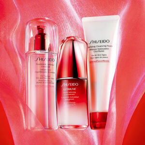 729238190092 - Shiseido 資生堂 Ultimune 紅妍肌活防護保養組合 (精華露 100ml + 潔面泡沫 125ml + 健膚水 150ml)