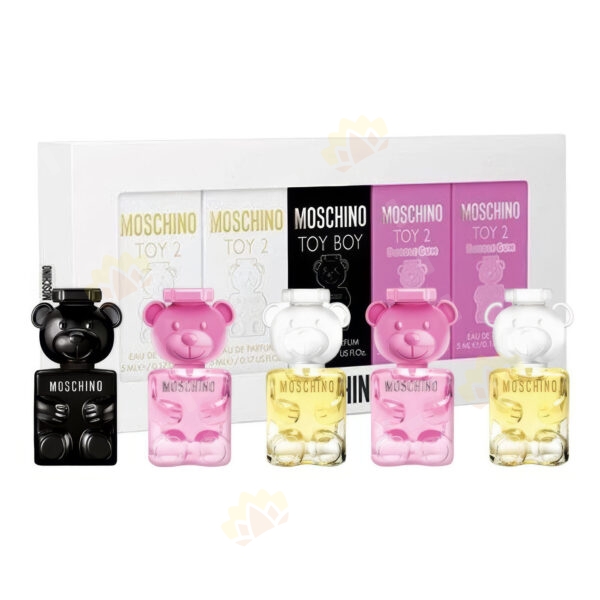 8011003869541 - Moschino 小熊5件套(粉熊泡泡糖*2*5ml+黑熊熊男友浓香*5ml+小熊Toy 2 *2*2.5ml)