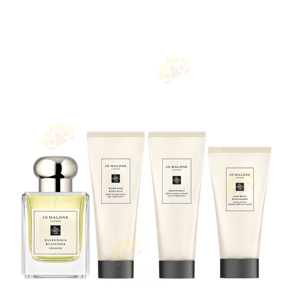 690251129416 - Jo Malone 紳士香氛 旅行套裝 (銀樺與薰衣草 香水 50ml + 青檸羅勒與柑橘護手霜 50ml + 鼠尾草與海鹽沐浴露 75ml + 柚子潤膚乳液 75ml)