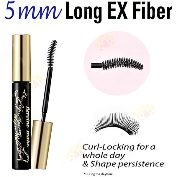 4901433038492 - Kiss Me Super Long Lasting Curl & Long Waterproof Mascara 01 Black