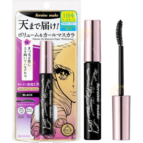 4901433038522 - Kiss Me Heroine Make Long and Curl Mascara Super Waterproof 01 Black