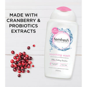 5010724525951 - Femfresh Cranberry Soothing & Protective Feminine Wash 250ml