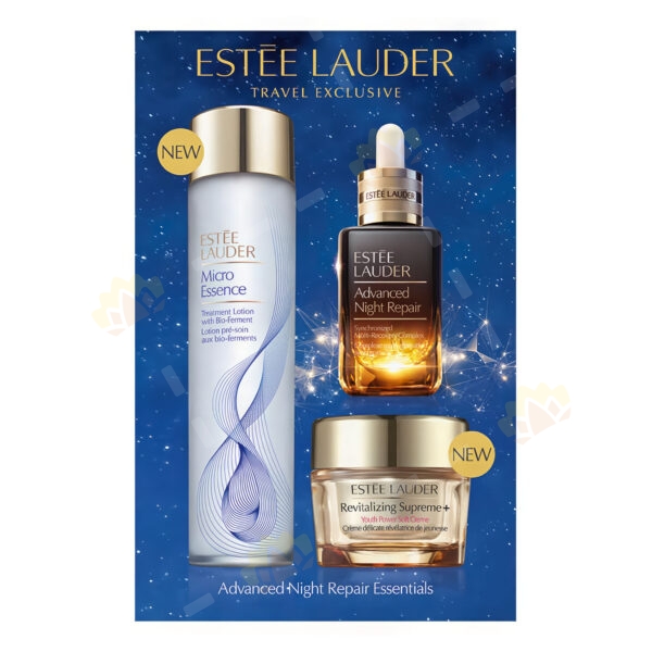 887167571068 - Estee Lauder 抗衰老三件套裝 (微精華活膚原生液 200ml + 新生活膚面霜75ml + 升級再生基因修復精華 50ml)