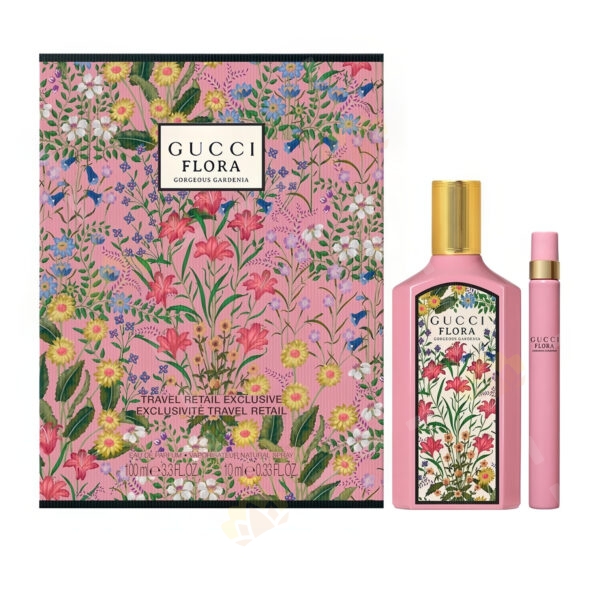 3616305250377 - Gucci Flora Gorgeous Gardenia Eau De Parfum Gift Set 100ml+10ml