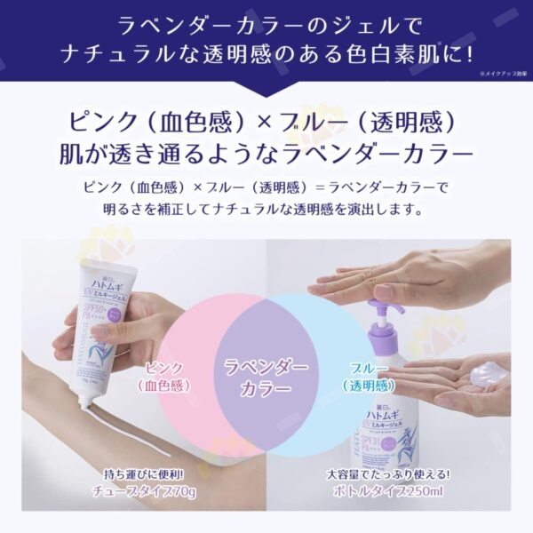 4513574035997 - Kumano Cosmetics Reihaku SPF50+++ Sunscreen Cream 70g Lavender Color