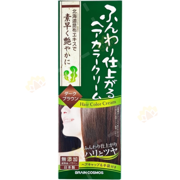 4571138555473 - Brain Cosmos Rishiri Kelp Natural Hair Dye 200g (Dark Brown)