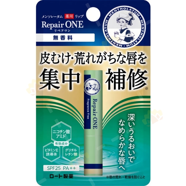 4987241189021 - Rohto 曼秀雷敦 Repair One 潤唇膏 無香型 2.3g