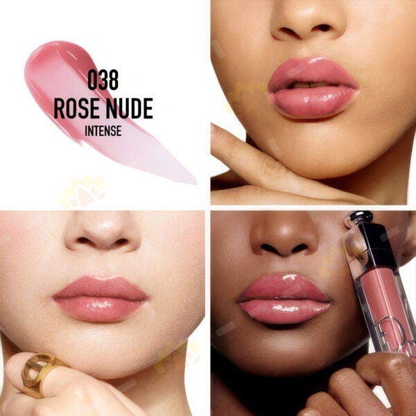 3348901650236 - Dior 誘惑豐盈水潤唇彩 #038 Rose Nude