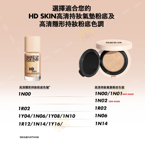 3548752207324 - Make Up For Ever HD Skin Cushion Foundation #1N00 Alabaster