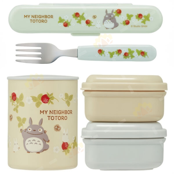 4973307588549 - Skater Antibacterial Thermal Lunch Box Set 560ml Totoro