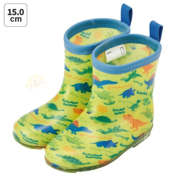 4973307634383 - Skater Dinosaur Kids Rain Boots 15cm