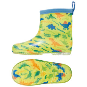 4973307634383 - Skater Dinosaur Kids Rain Boots 15cm