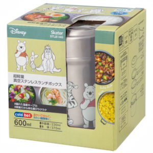 4973307645419 - Skater AG+ 抗菌 真空 不銹鋼 保溫飯壺 600ml Winnie The Pooh