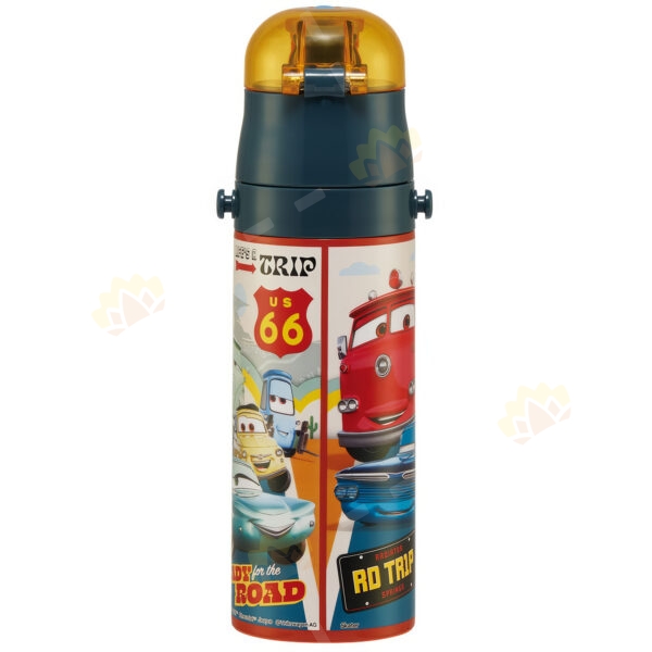 4973307658761 - Skater Stainless Steel Direct Drinking Thermal Bottle 470ml Cars