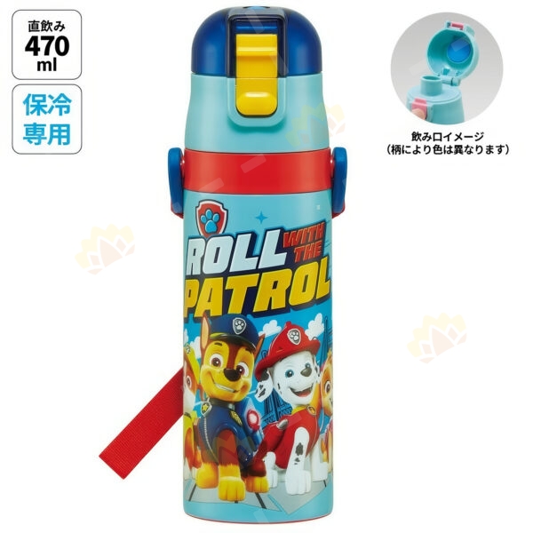 4973307664656 - Skater 超輕量 不鏽鋼 直飲保温杯 470ml Paw Patrol