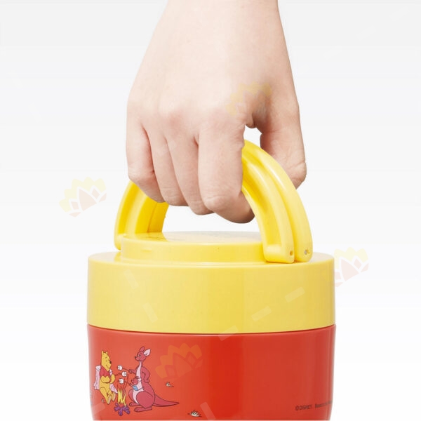 4973307677847 - Skater 折叠手柄 保温饭壶 540ml Winnie The Pooh