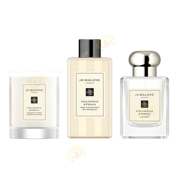 690251146345 - Jo Malone 英國梨與小蒼蘭 禮盒套裝（英國梨香水50ml+沐浴露100ml+蠟燭65g）