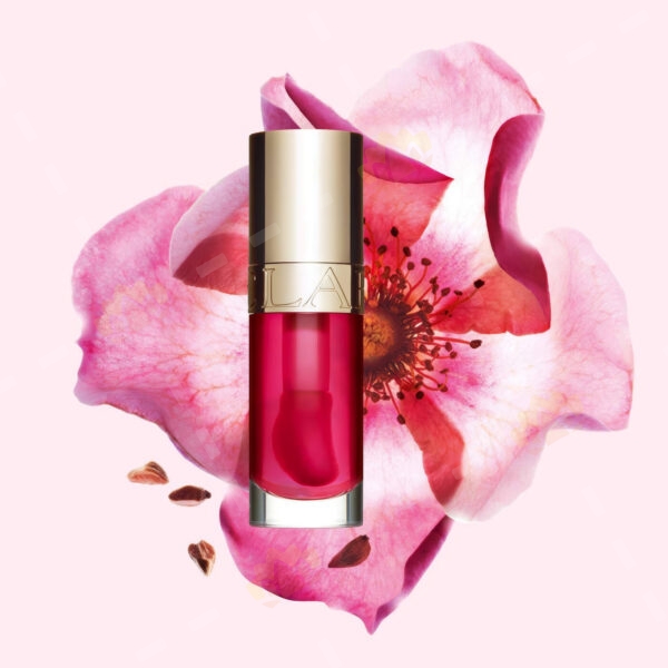 3666057037450 - Clarins 嬌韻詩 凝亮護唇油 7ml #04 Pitaya 粉紅甜果