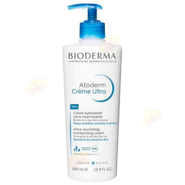 3701129805343 - Bioderma Atoderm Crème Ultra Ultra-Nourishing Moisturising Cream 500ml